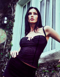 French Polka Bra Top black  - available now