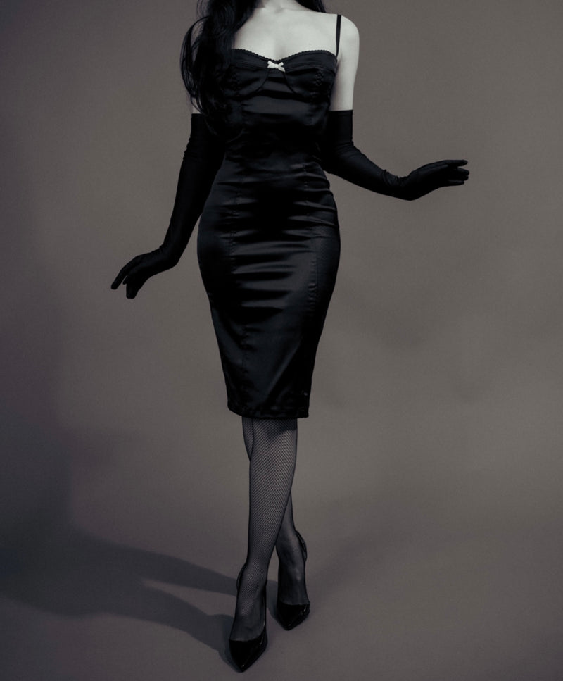 The Classic Corset Dress in Black
