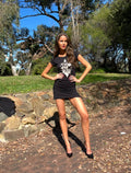 The Dagger Tuxedo Dress