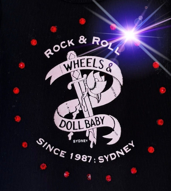 Limited Edition Studded Swarovski Crystal Since 87 Singlet Out now!!