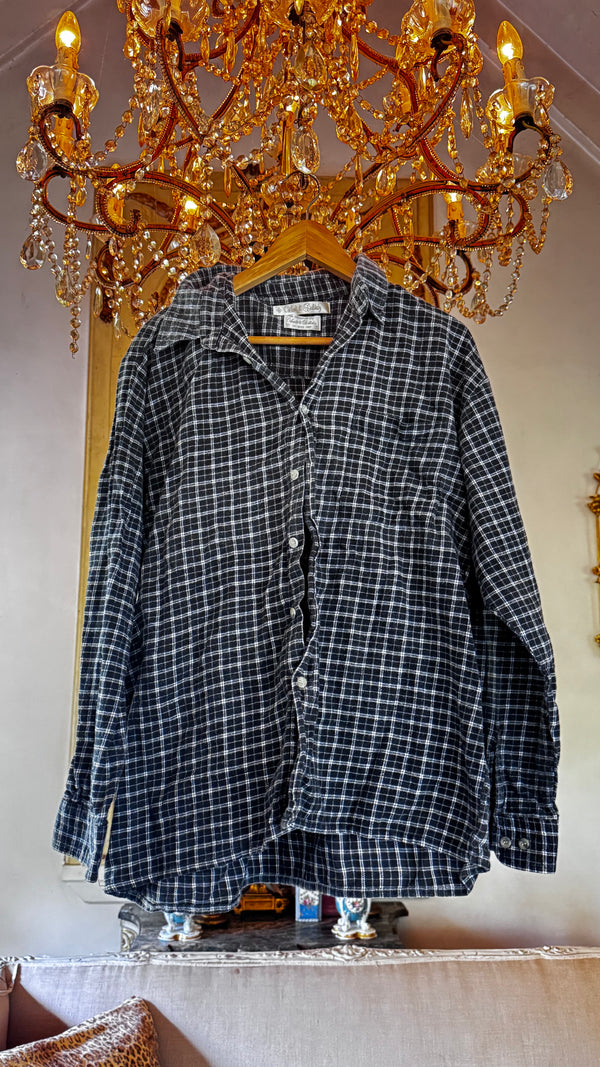 Vintage Flannel - Skull Print   - Number 41 Size - Large