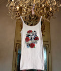 The Vintage Logo print singlet peach