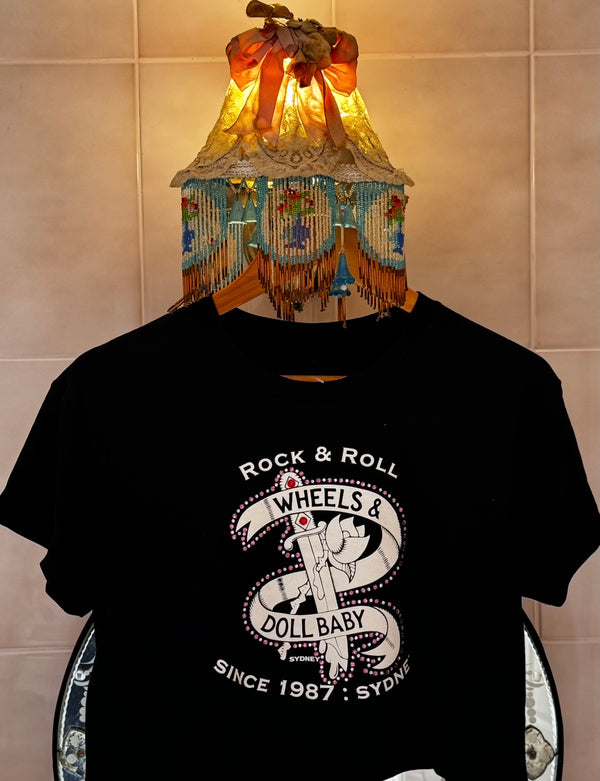 Limited Edition Studded Swarovski Crystal cropped Tee Out now!!
