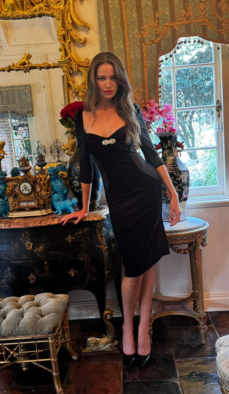 Julie Christie Velvet Dress