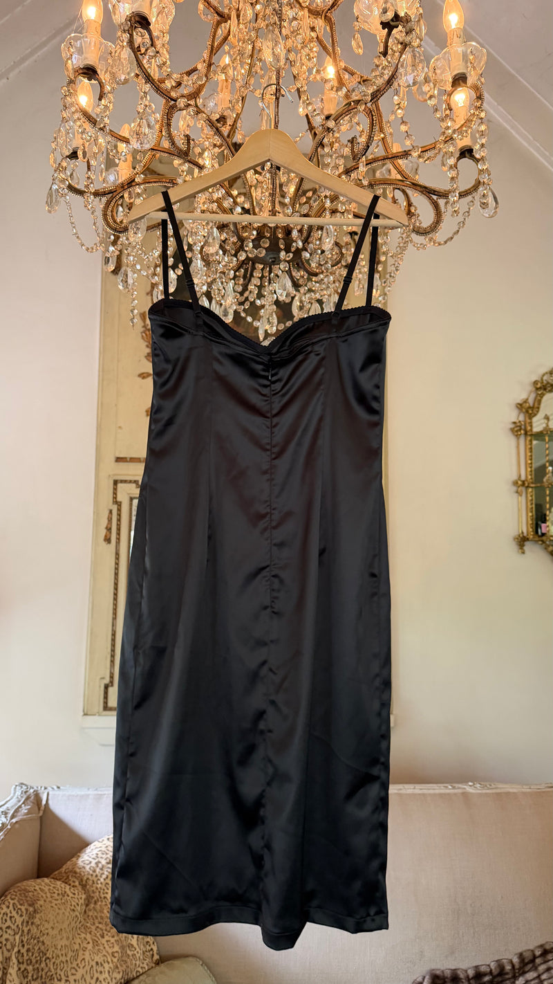 Garage Sale - Black Bra Dress sample size - 16