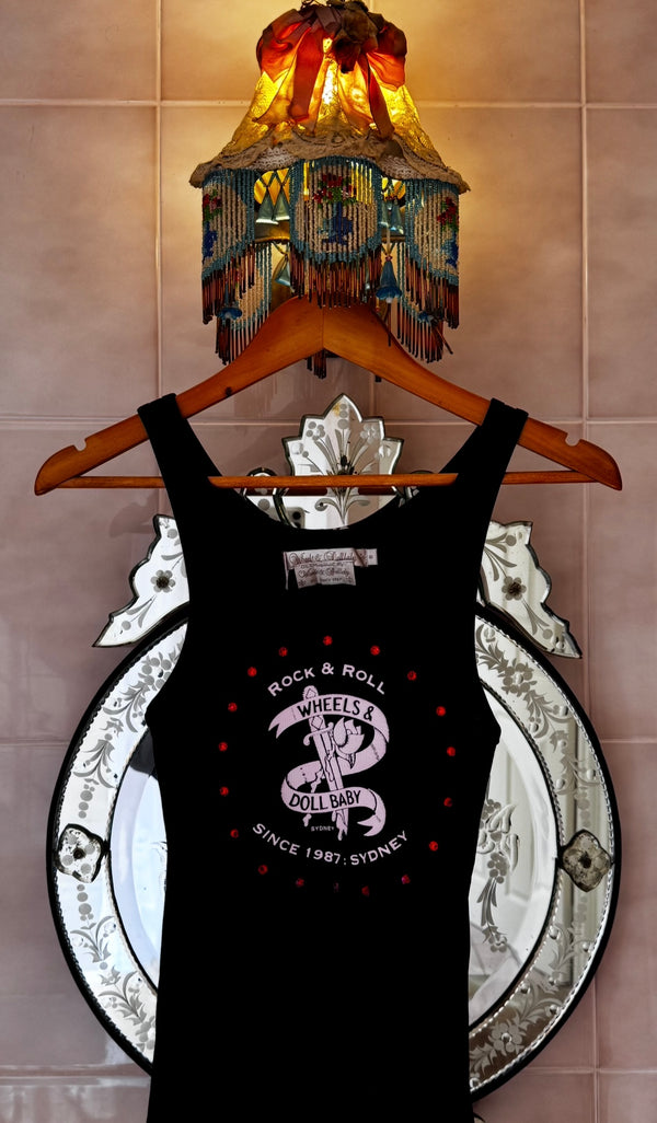 Limited Edition Studded Swarovski Crystal Since 87 Singlet Out now!!
