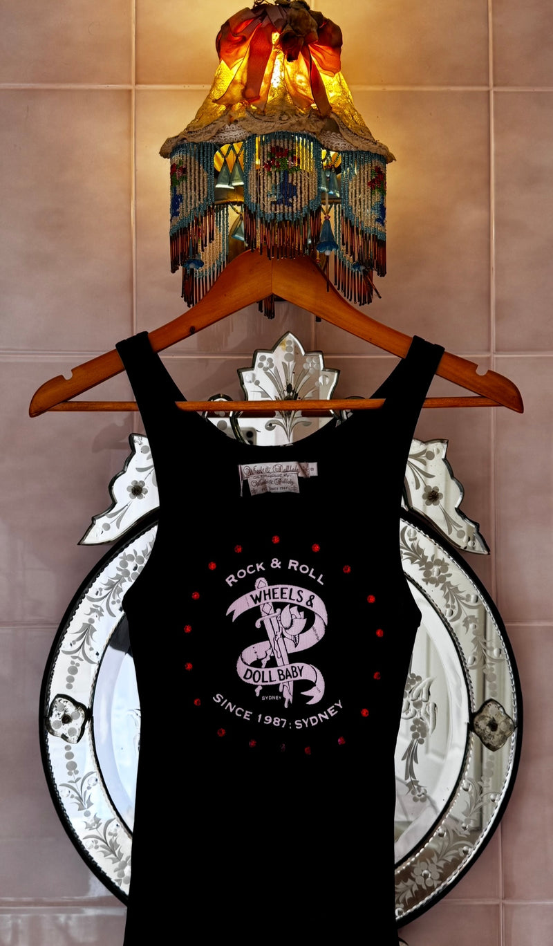 Limited Edition Studded Swarovski Crystal Since 87 Singlet Out now!!