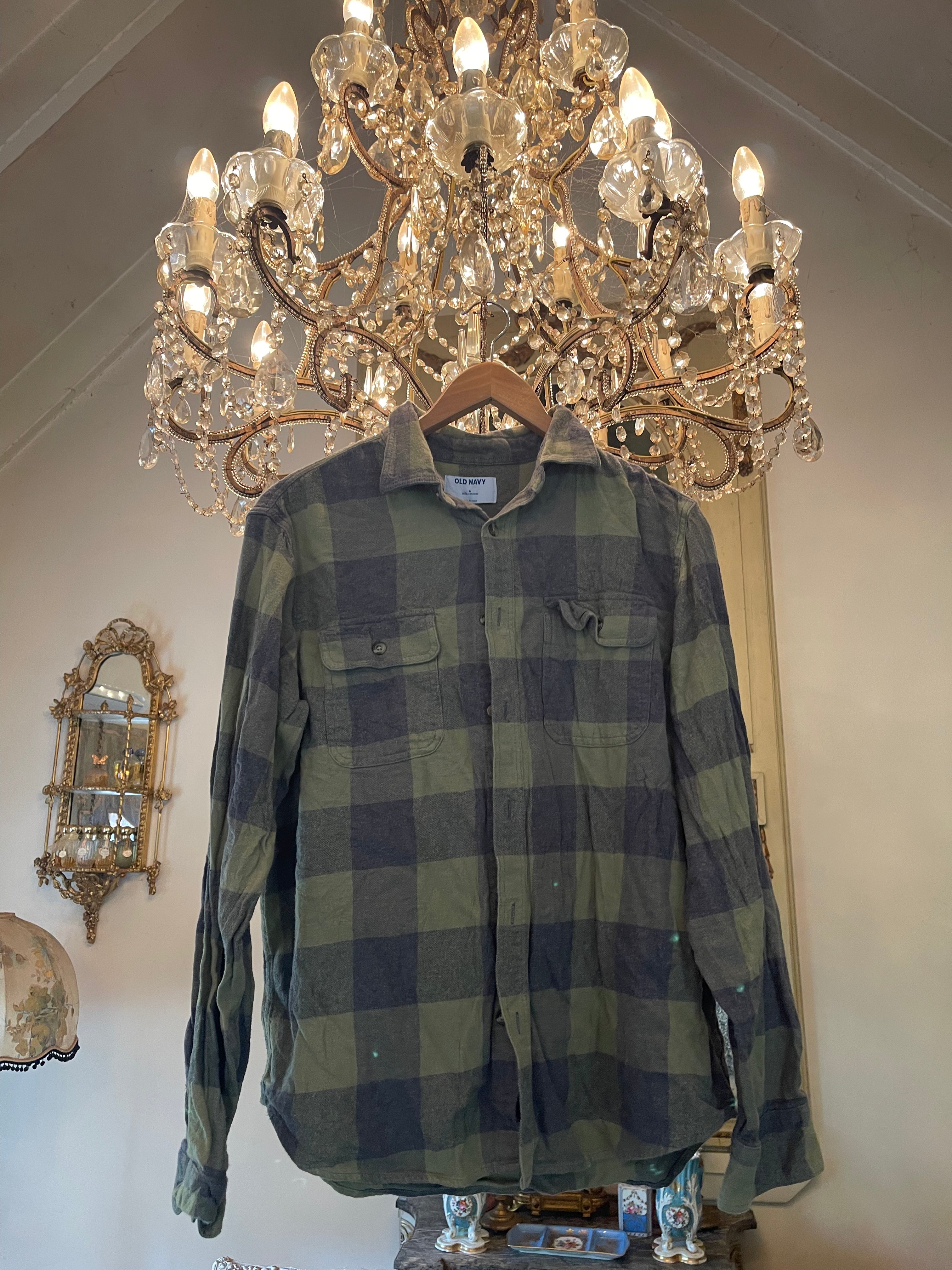Vintage Flannel - Original Logo  - Number 37 - Size M