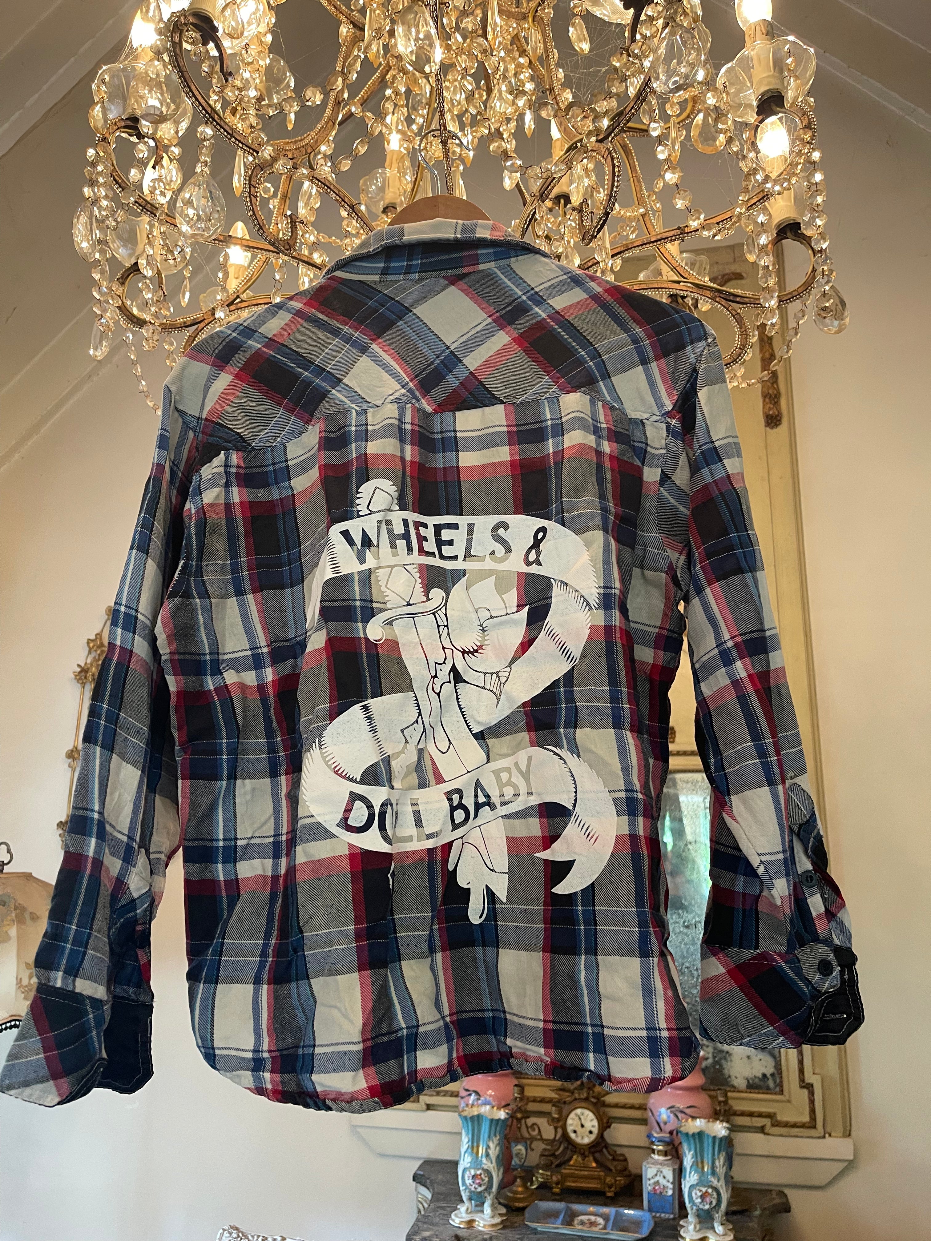 Vintage Flannel - Original Logo Print Number 48 - size M men’s