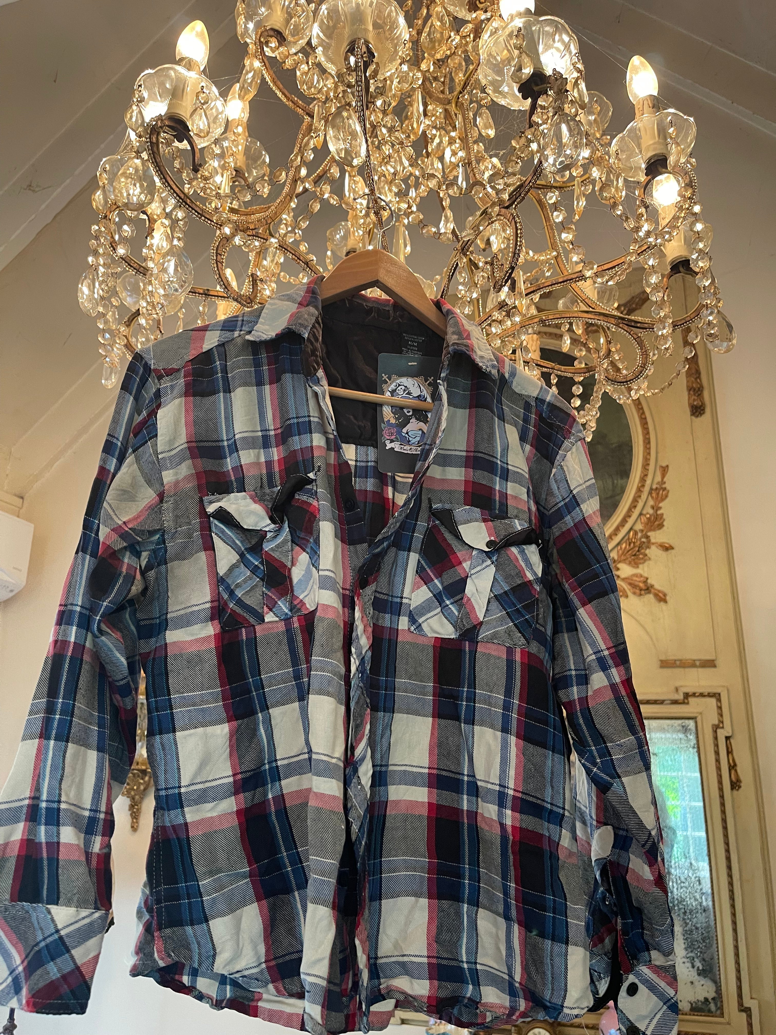 Vintage Flannel - Original Logo Print Number 48 - size M men’s