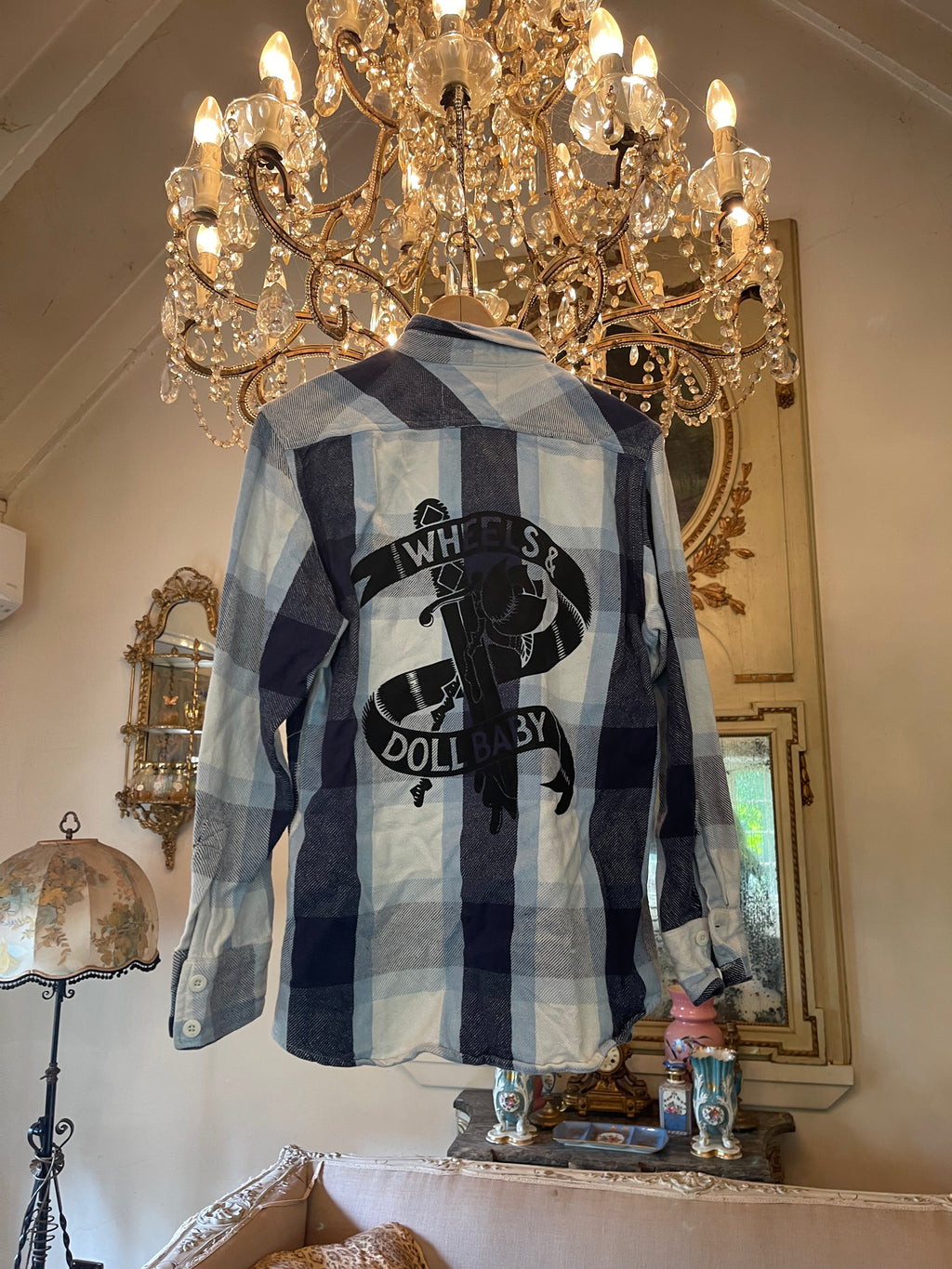 Vintage Flannel - Original  Logo Print - Number 36 - Size - M