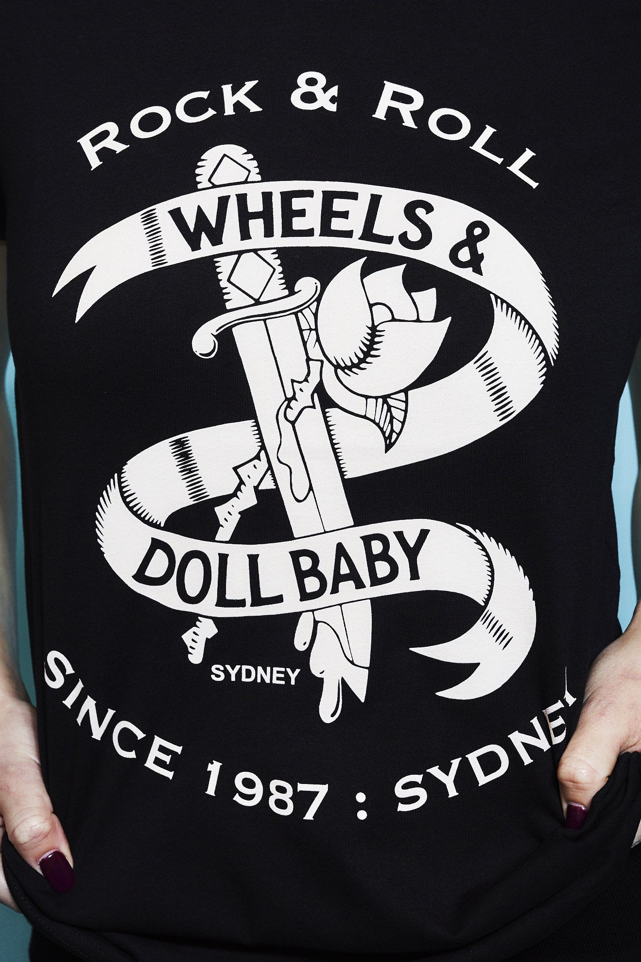 The Men’s  "Since 87 Original 1-Colour Logo T-Shirt in Black
