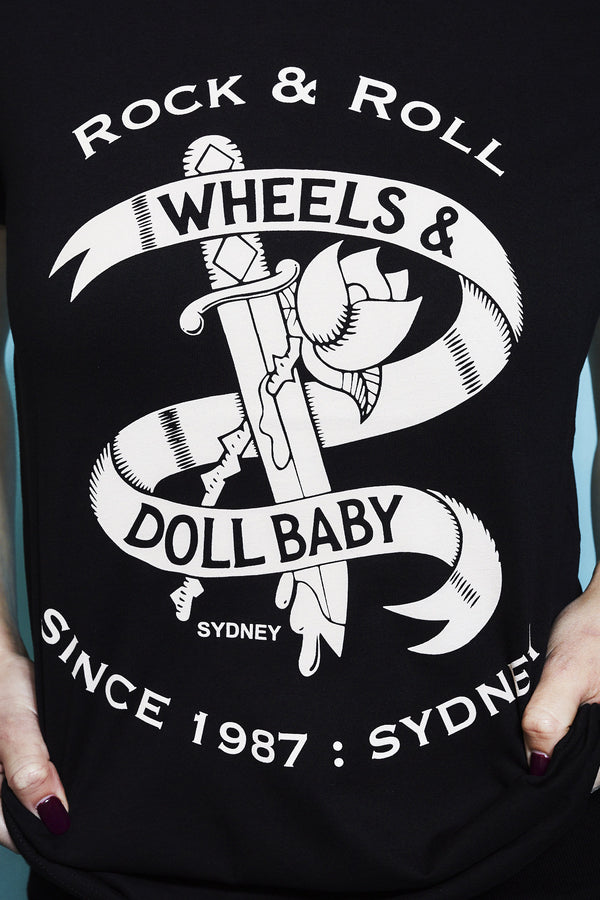 The "Since 87 Original 1-Colour Logo T-Shirt in Black