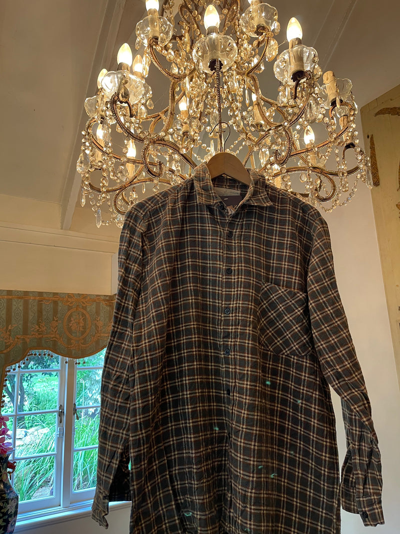 Vintage Flannel - Skull  - Number 5  - Size - Small