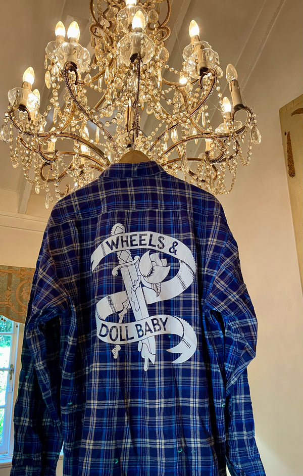Vintage Flannel - Original Logo - Number 14 - Size - Medium