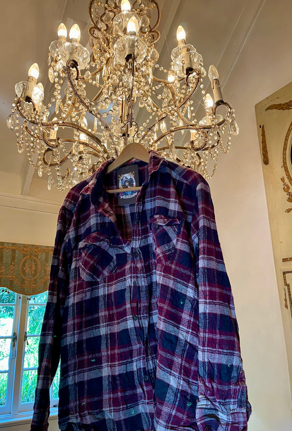 Vintage Flannel - Original logo print  - Number 15 - Size - Medium