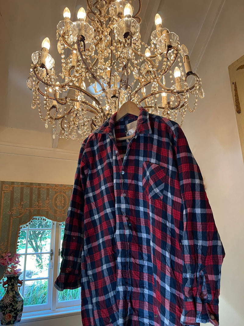 Vintage Flannel - Original Logo    - Number 16  - Size - Medium