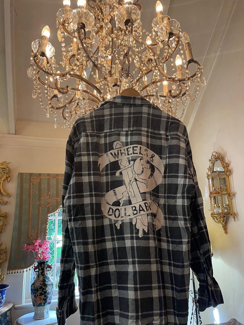 Vintage Flannel - Original Logo    - Number 22 - Size - Large