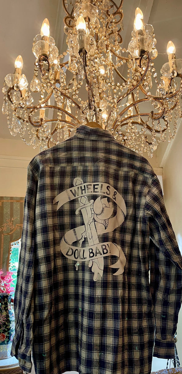 Vintage Flannel - Original Logo  - Number 26 - Size - Large