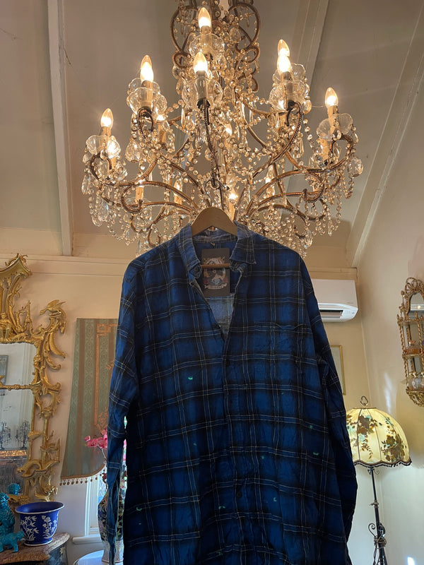 Vintage Flannel - Original Logo - Number  27 - Size - Large