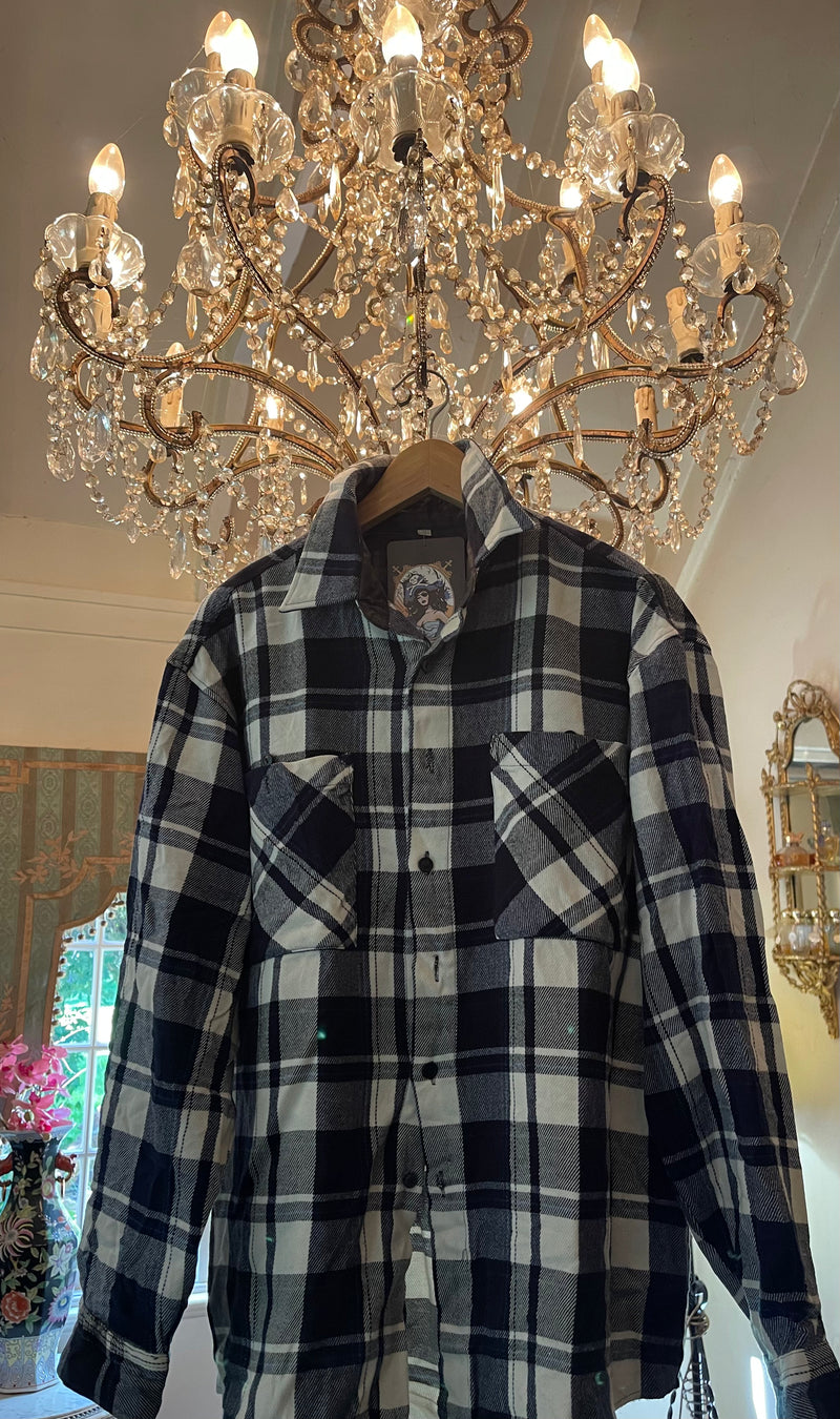 Vintage Flannel - Original Logo    - Number 28 - Size - Large