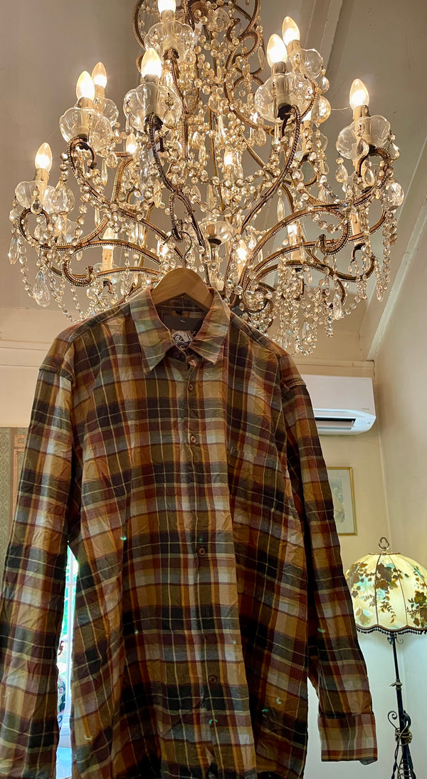 Vintage Flannel - Skull Print   - Number 20 - Size - Medium