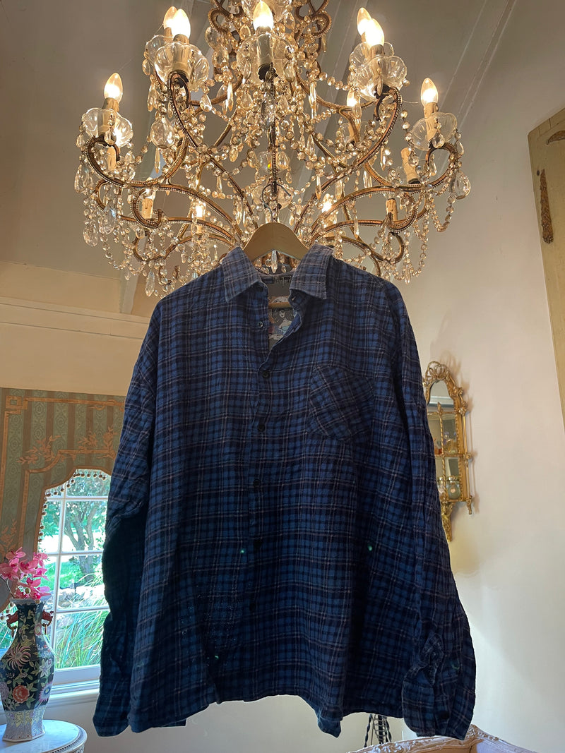 Vintage Flannel - Original Logo - Number 33- Size - XL
