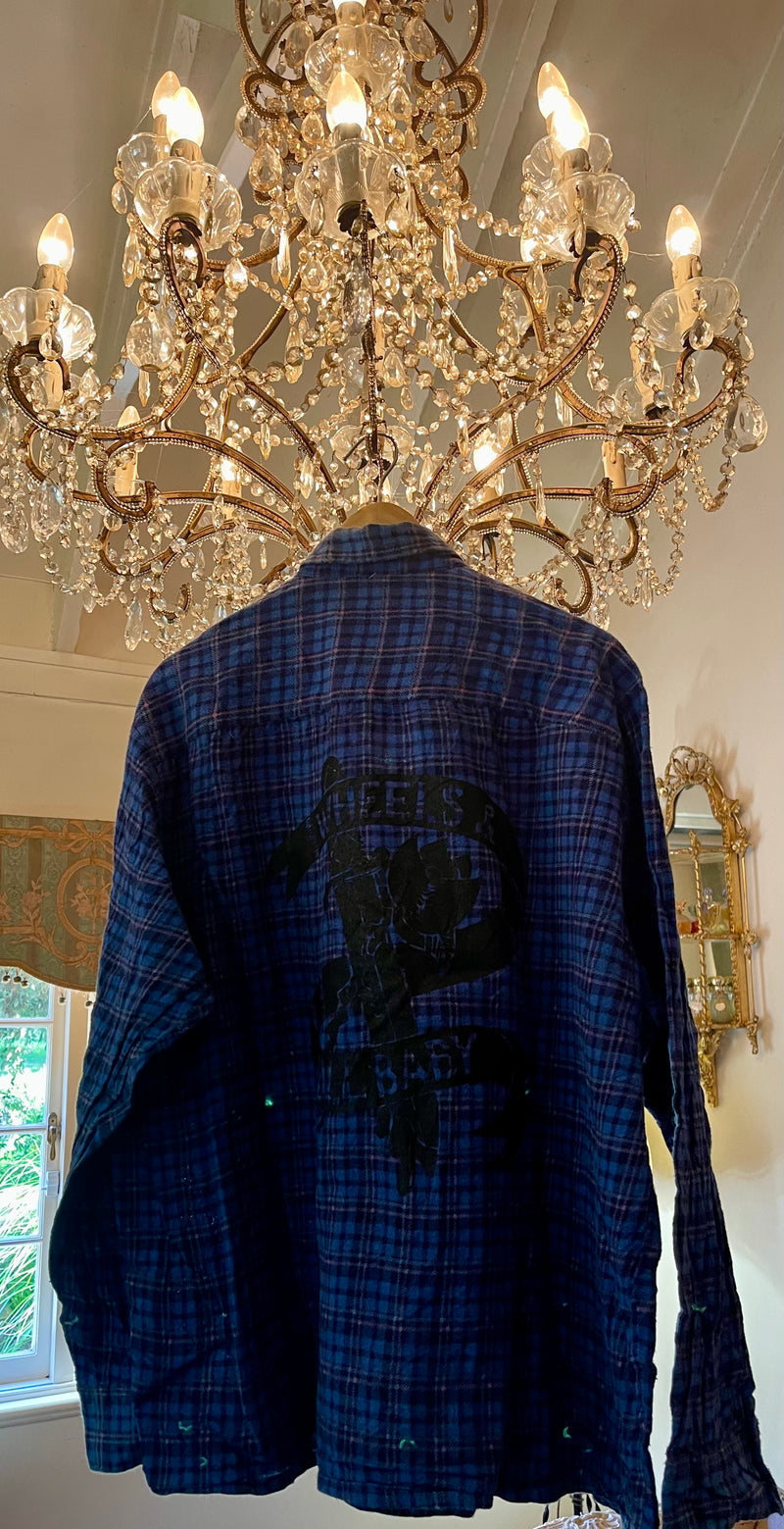 Vintage Flannel - Original Logo - Number 33- Size - XL