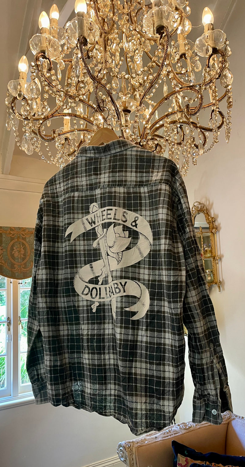 Vintage Flannel - Original  Logo Print - Number 36 - Size - XL