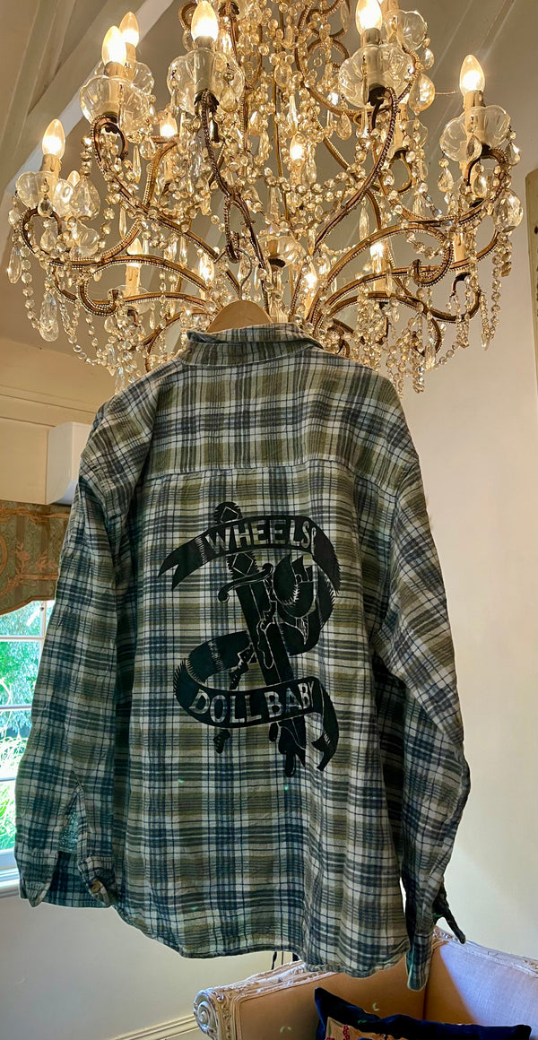 Vintage Flannel - Original Logo  - Number 37 - Size - x Large