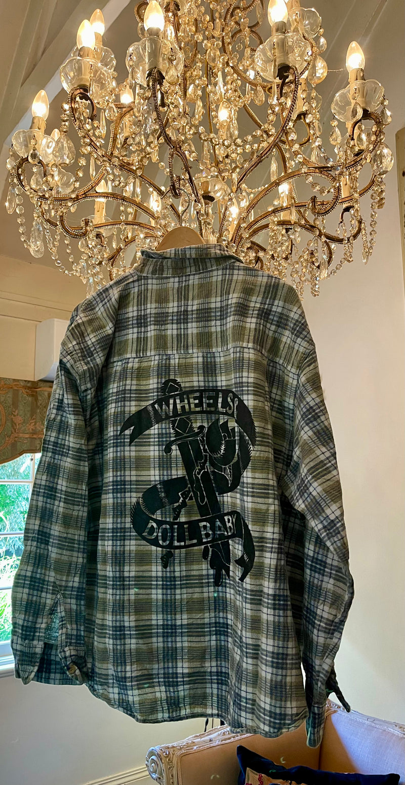 Vintage Flannel - Original Logo  - Number 37 - Size - x Large