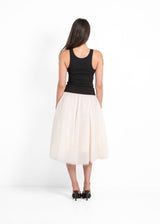 The Ballet Skirt in Vanilla