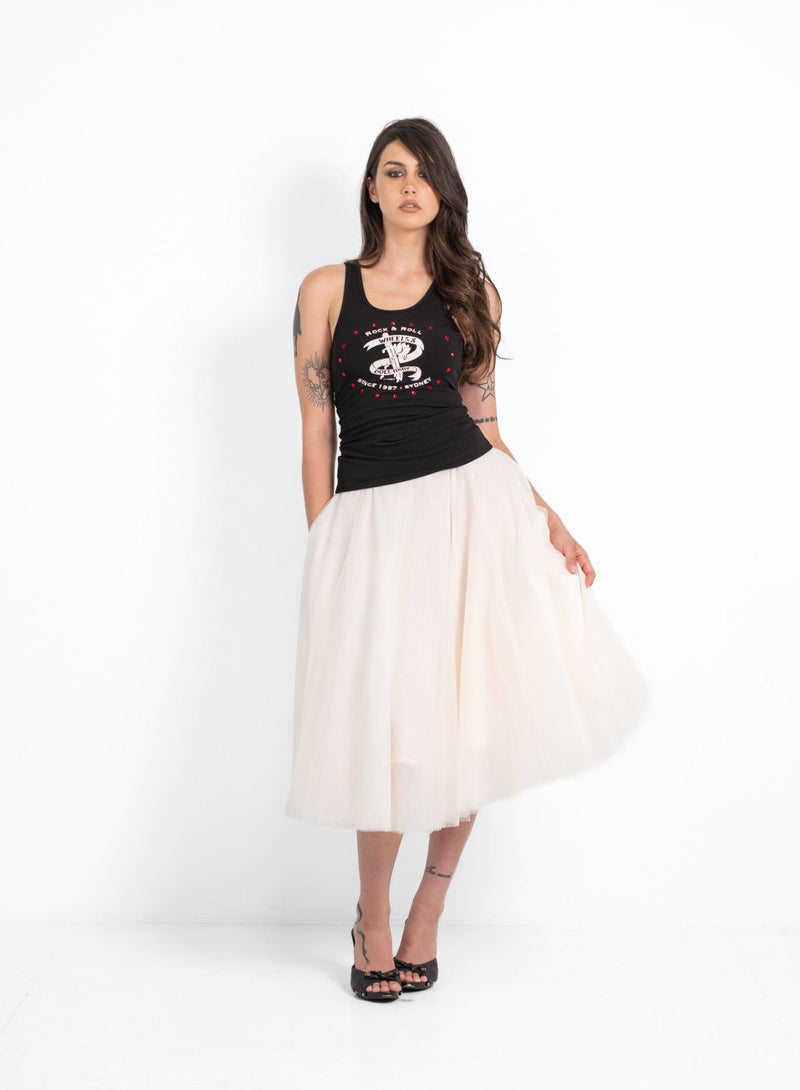 The Ballet Skirt in Vanilla