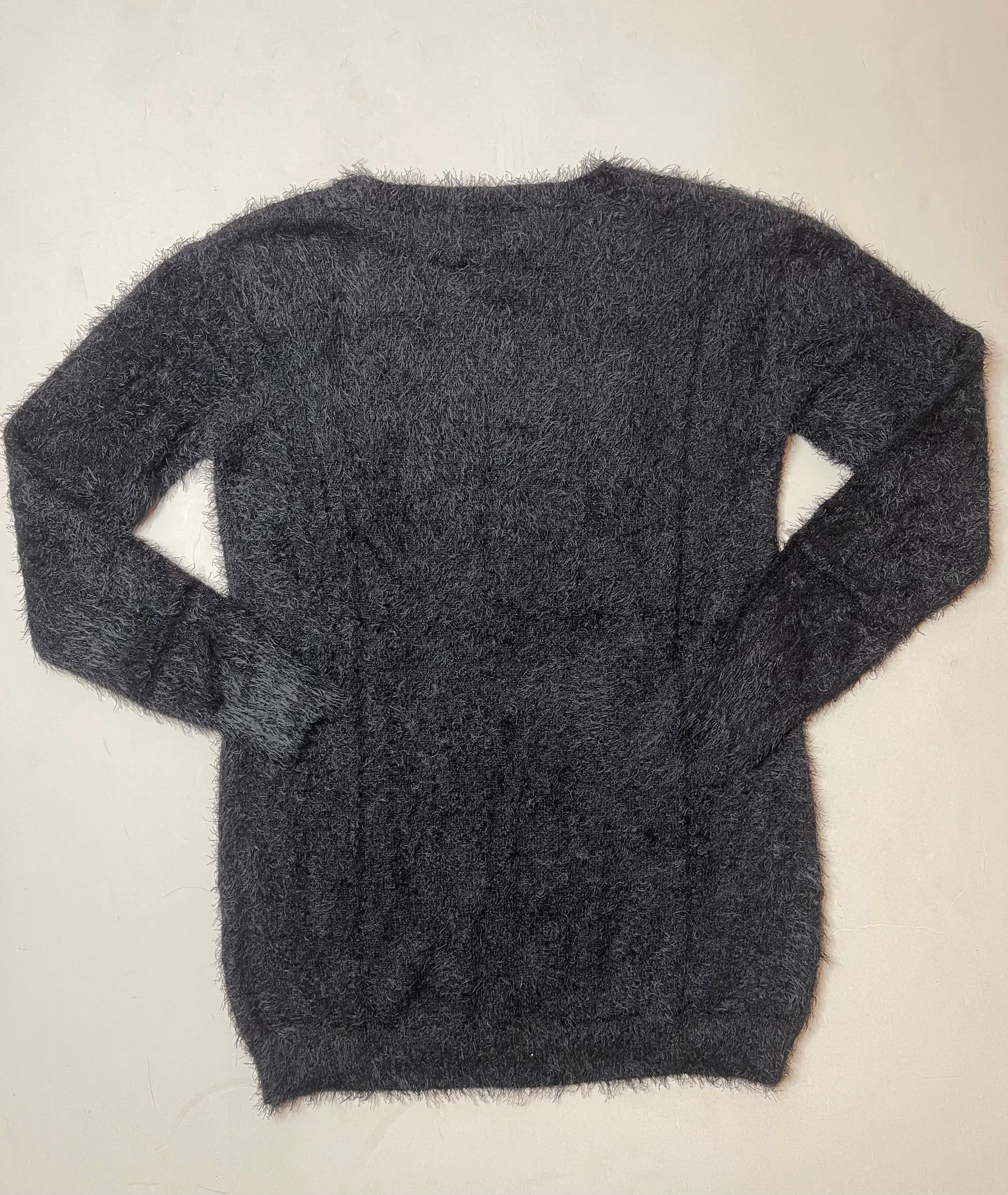 The Fluffy Original Oversized Jumper Black