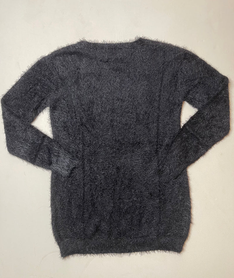 The Fluffy Original Oversized Jumper Black