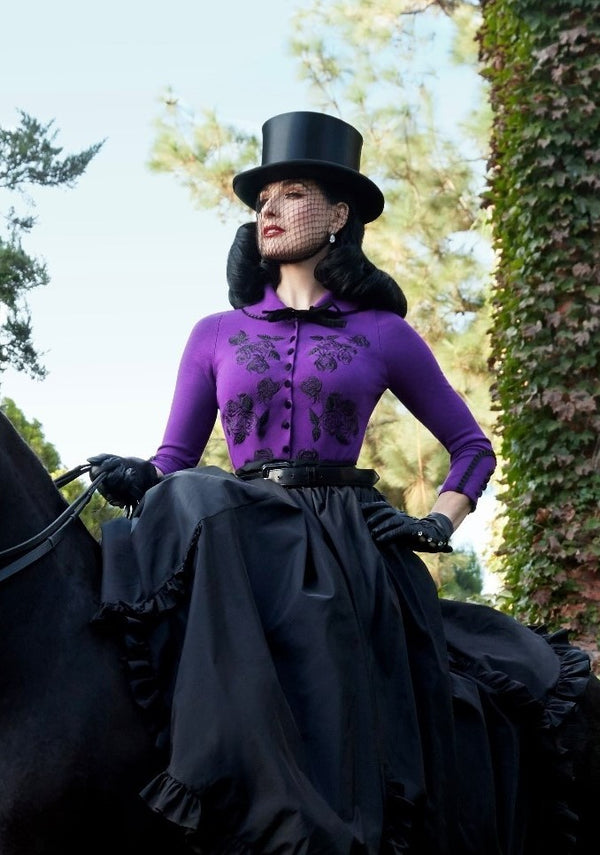 Mademoiselle Purple Poison Limited Edition Dita Cardigan 
