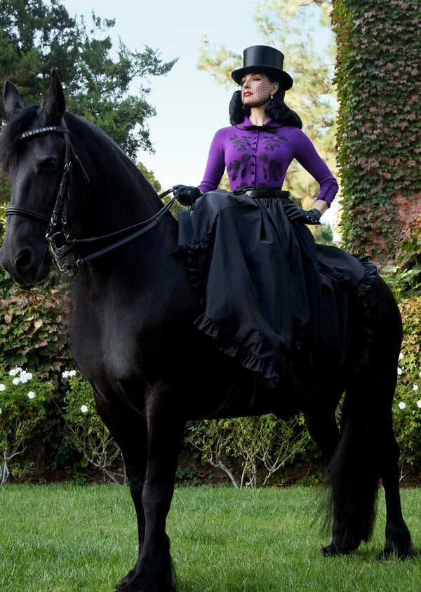 Mademoiselle Purple Poison Limited Edition Dita Cardigan 