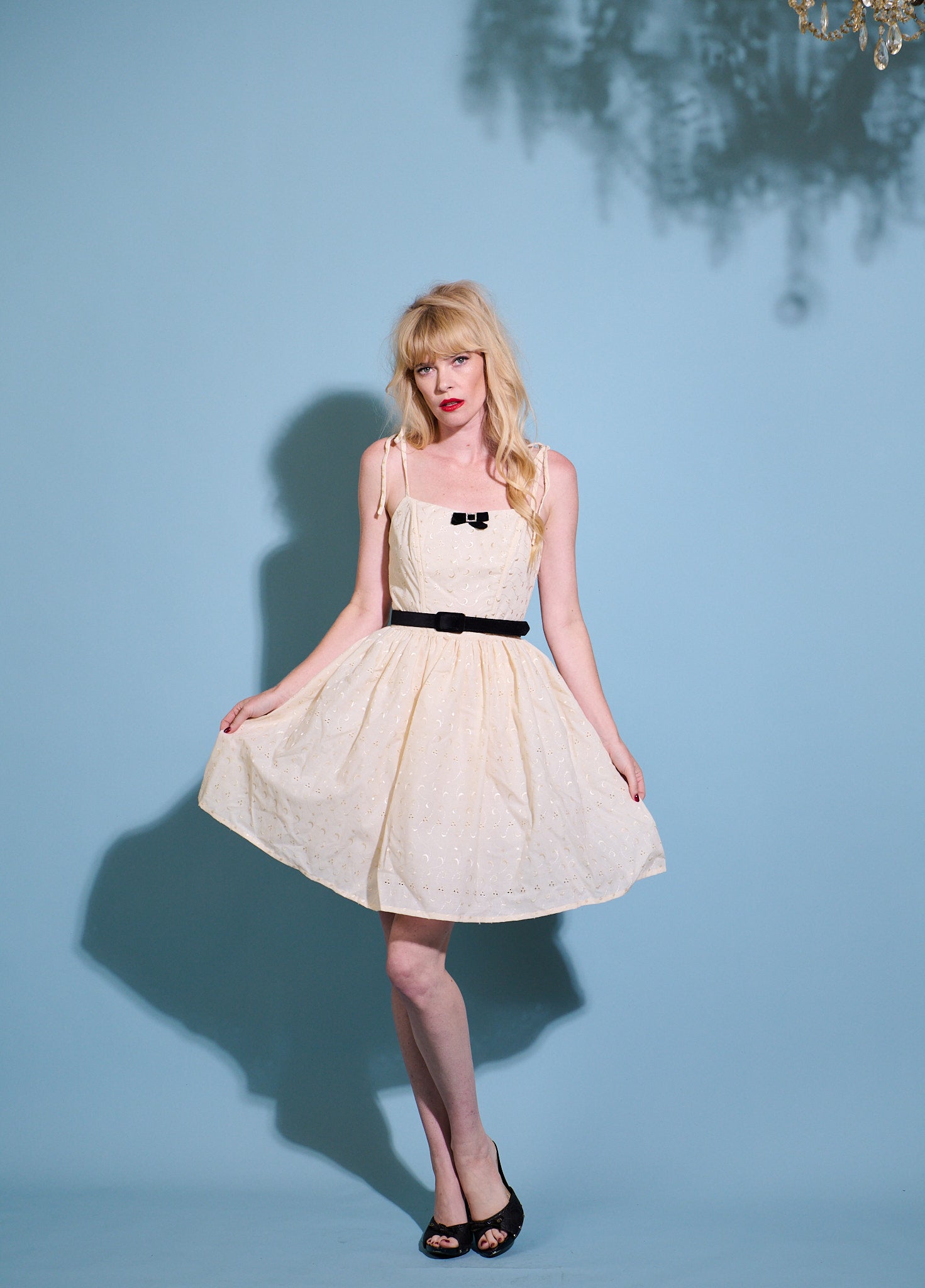 Summertime Dress Champagne – Wheels and Dollbaby