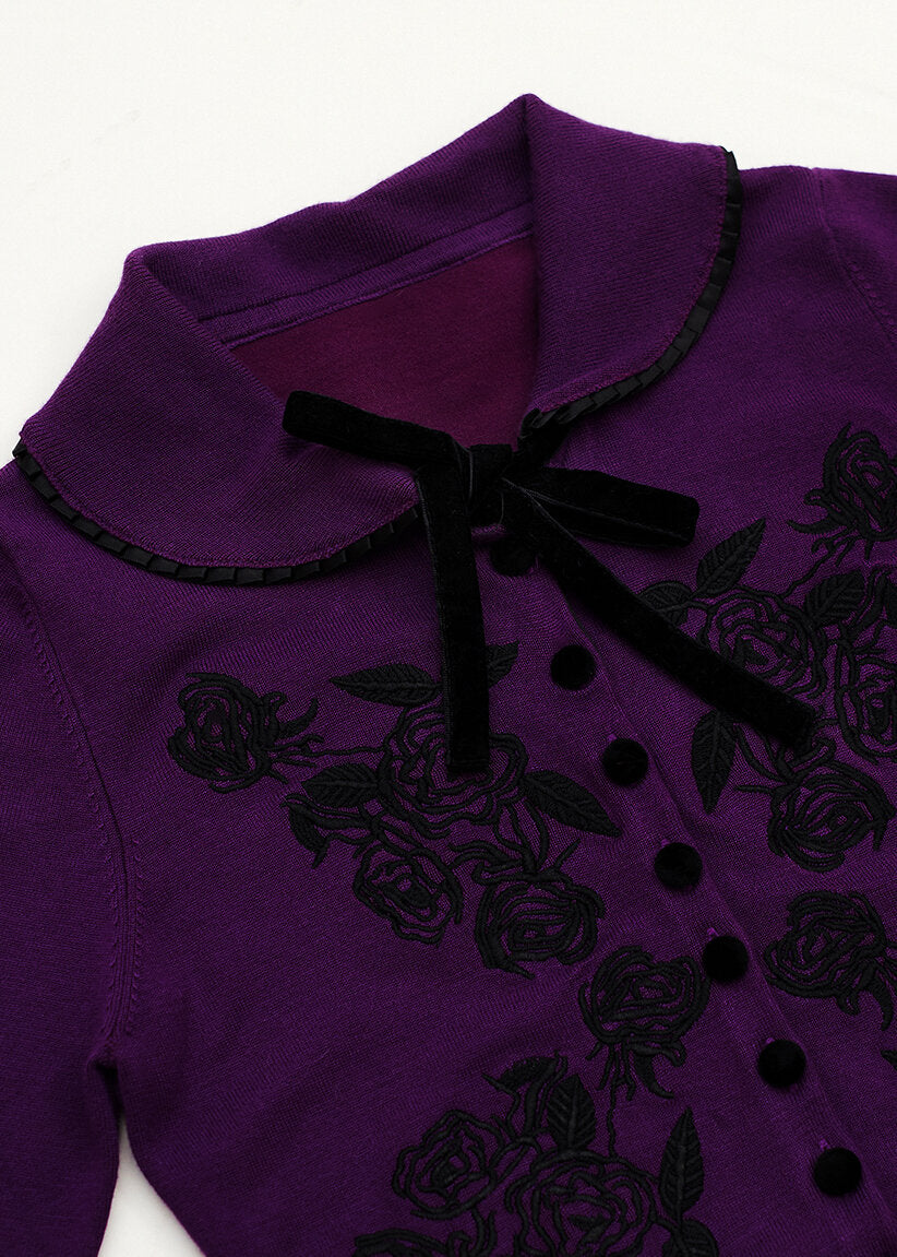 Mademoiselle Purple Poison Limited Edition Dita Cardigan 
