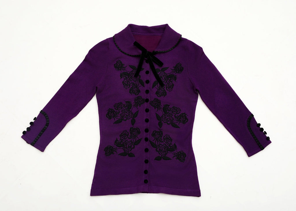 Mademoiselle Purple Poison Limited Edition Dita Cardigan 
