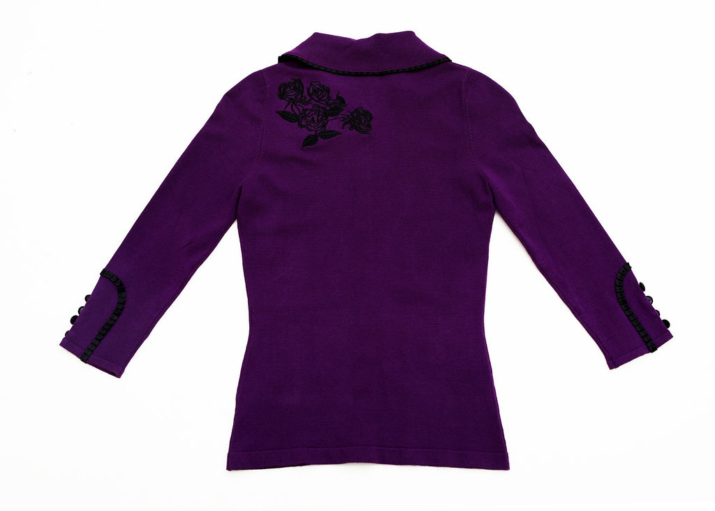Mademoiselle Purple Poison Limited Edition Dita Cardigan 
