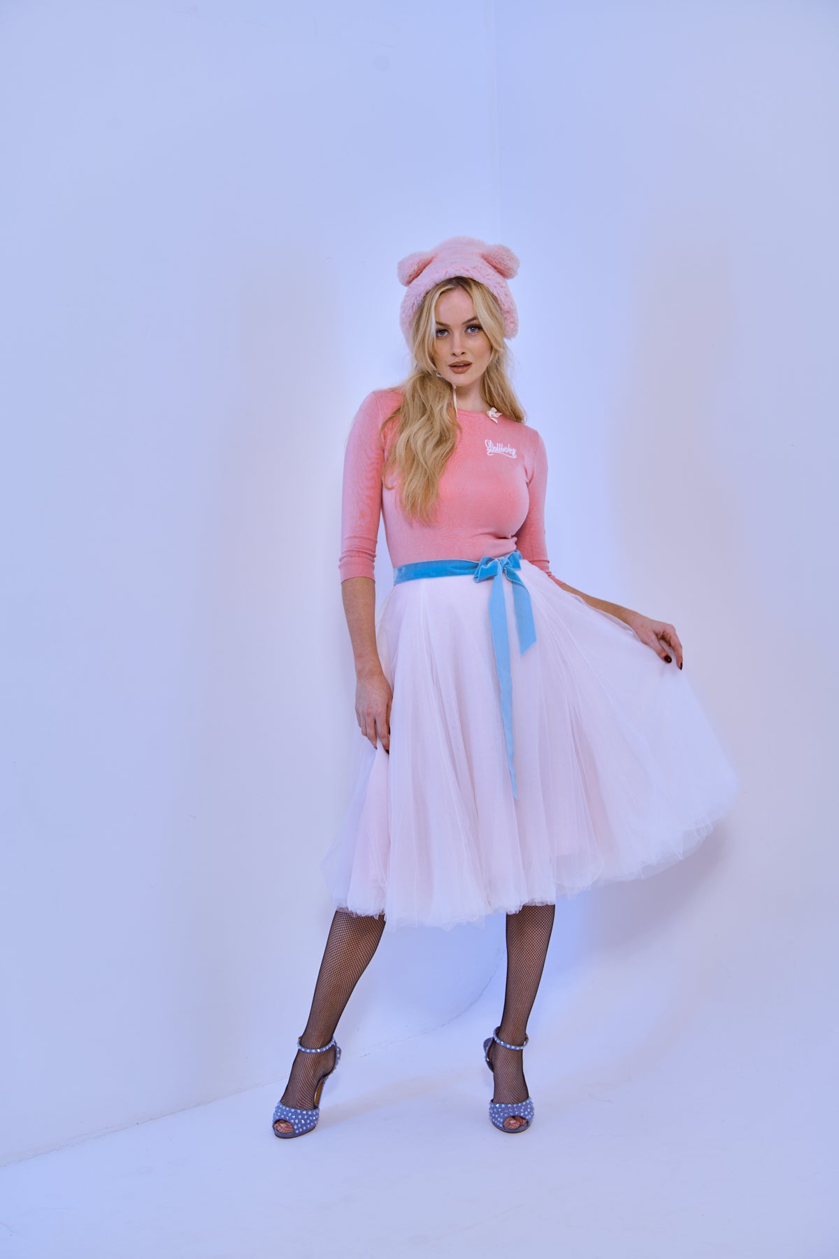 The Dollbaby Sweater in Pink
