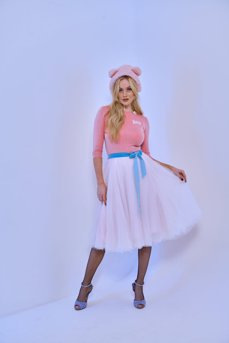 The Dollbaby Sweater in Pink

