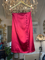 The Irma La Douce Skirt in Lush Red