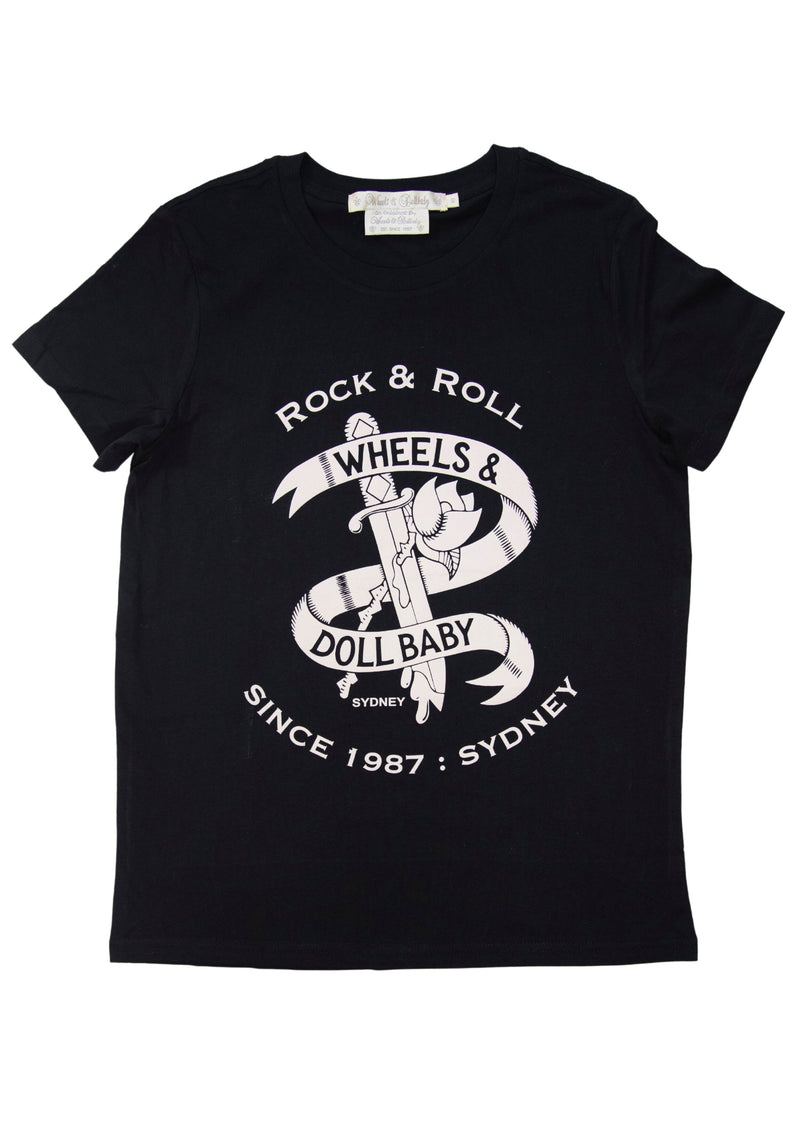 The "Since '87" Original 1-Colour Logo T-Shirt in Black