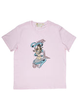 The Mermaid T-Shirt in Pink