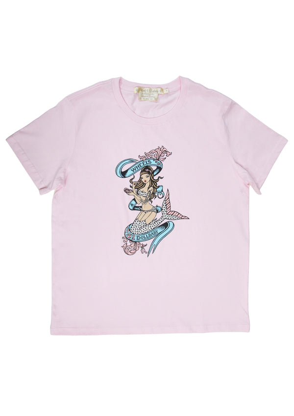 The Mermaid T-Shirt in Pink