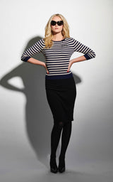 French Sailor Navy & Cream Stripe Sweater