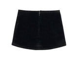 The Deadly Velvet Mini Skirt