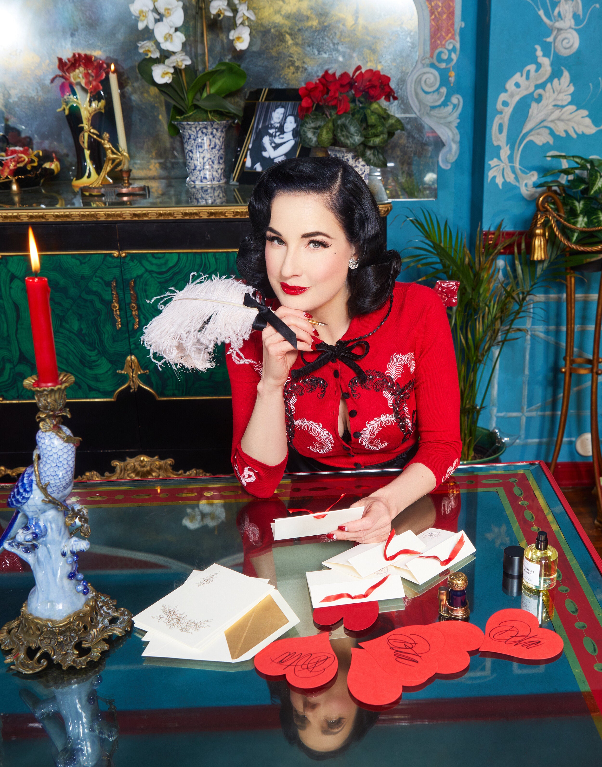 Dita Plume De Teese Rouge - Limited Edition – Wheels and Dollbaby
